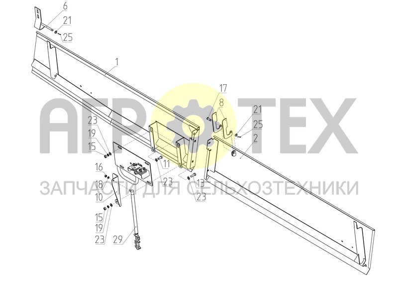 Капот (102.00.56.100) (№23 на схеме)